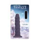 Unicorn Dildo 7 Inch Purple Fantasy Silicone Sex Toy Purple DONGS